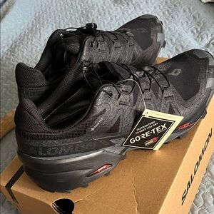 Salomon Black Men's Trail Running Shoes with GORE-TEX